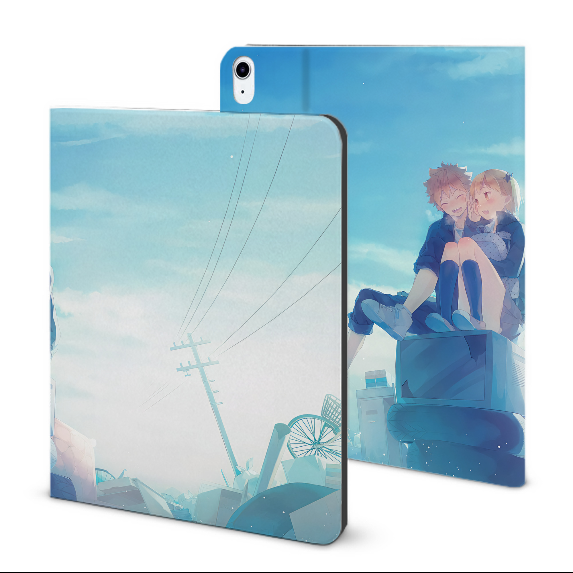 （画像用） ハイキュー!! Haikyu!! IPad ケース ブック型 PUレザー TPU 耐衝撃 軽量 薄型 ペン収納なし 全面保護 IPad 各モデル対応